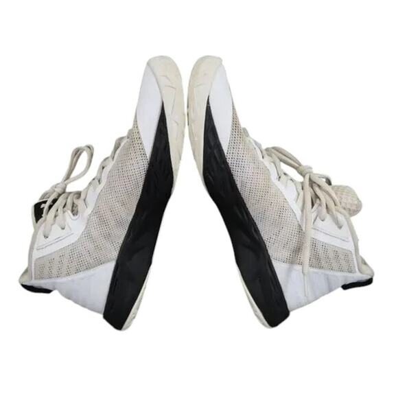 Under Armour Shoes Womens 8 Athletic Trainers Basketball Sports Active White Mid - Picture 8 of 14